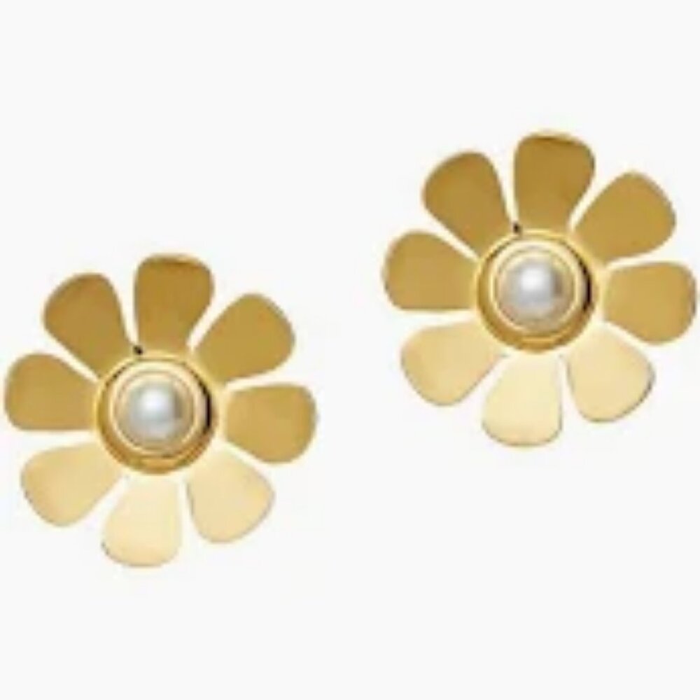 Lele Sadoughi 14K Plated Faux Pearl Earrings